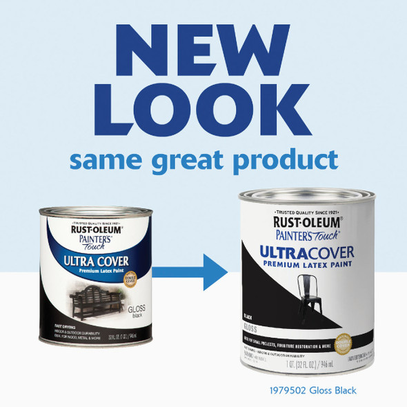 Painter's Touch Black Latex Paint 1979502 787612