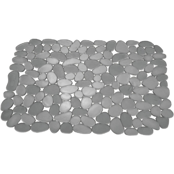 iDesign Pebblz 10.5 In. x 12.25 In. Graphite Sink Mat 60063
