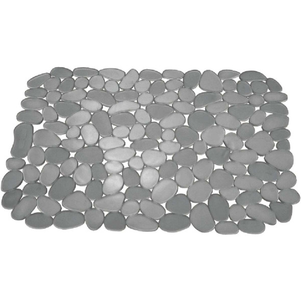 iDesign Pebblz 10.5 In. x 12.25 In. Graphite Sink Mat 60063