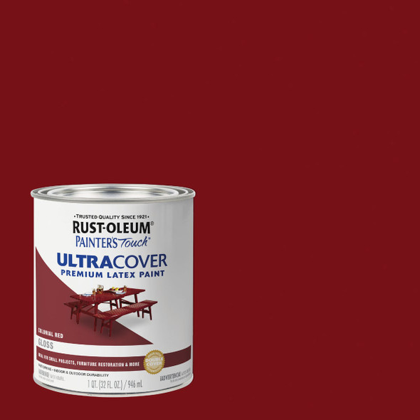 Painter's Touch Colonial Red Latex Paint 1964502