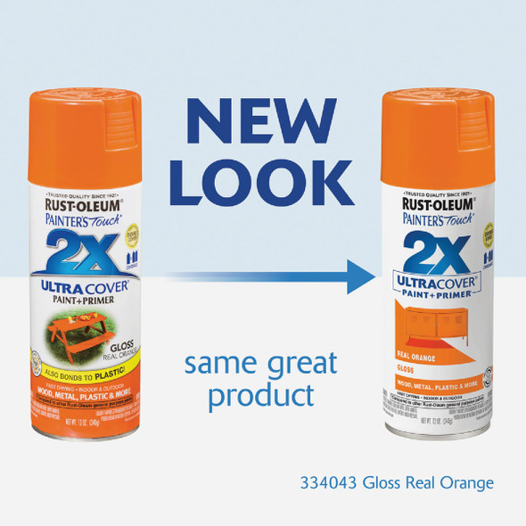 Painter's Touch Real Orange Spray Paint 334043 789318