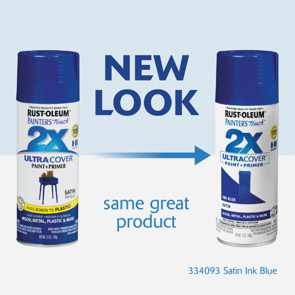 Painter's Touch Sat Ink Blue Spray Paint 334093 772215