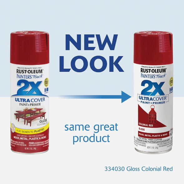 Painter's Touch Colonial Red Spray Paint 334030 776939