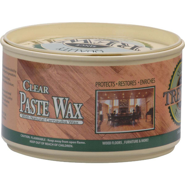 Trewax 12.35 Oz. Clear Paste Wax 887101016