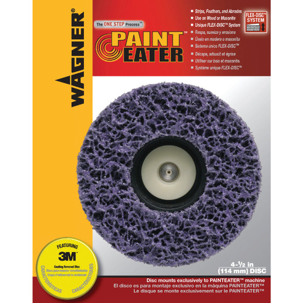 Wagner Paint Eater 4-1-2 In. 1 In. Paint Removal Disc 0513041 780306