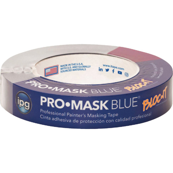 IPG ProMask Blue 0.94 In. x 60 Yd. Bloc-It Masking Tape 9531