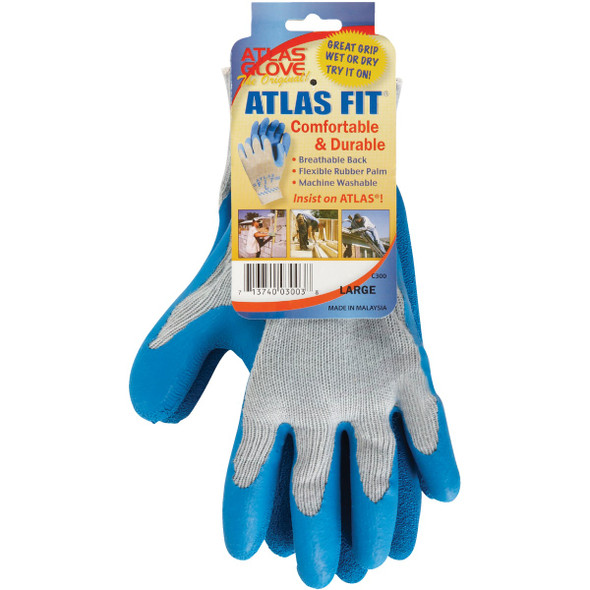 Showa Atlas Men's Small Rubber Coated Glove 300S-07.RT 761086