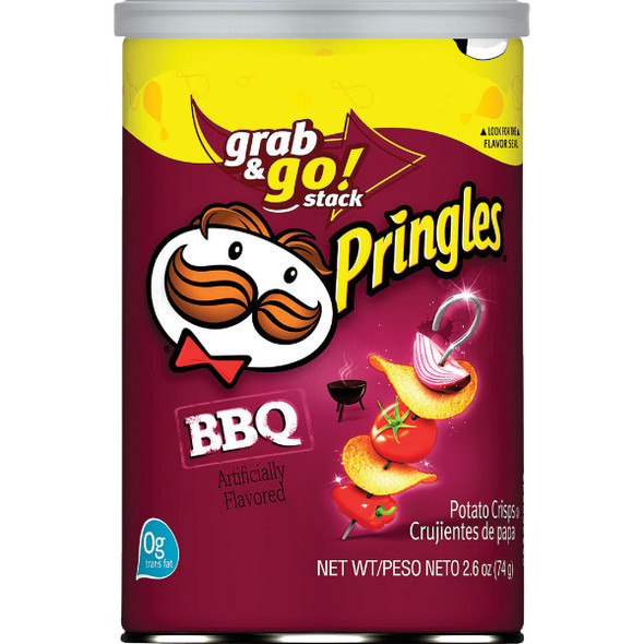 Pringles 2.5 Oz. Barbecue Chips 121346 Pack of 12