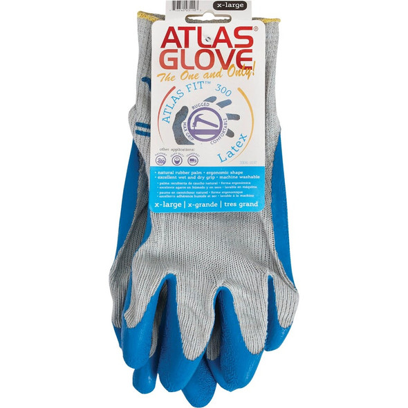 Showa Atlas Men's XL Rubber Coated Glove 300XL-10.RT 761130