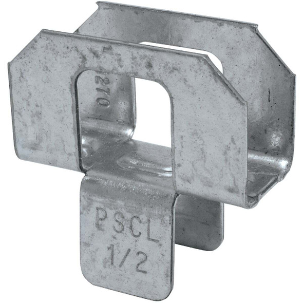 Simpson Strong-Tie 1/2 In. 20 ga Galvanized Steel Plywood Clip Pack of 250