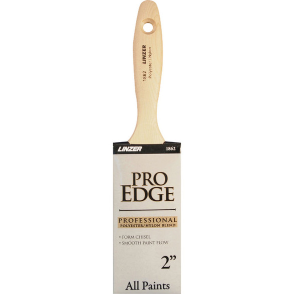 Linzer Pro Edge 2 In. Flat Wall Paint Brush 1862 0200