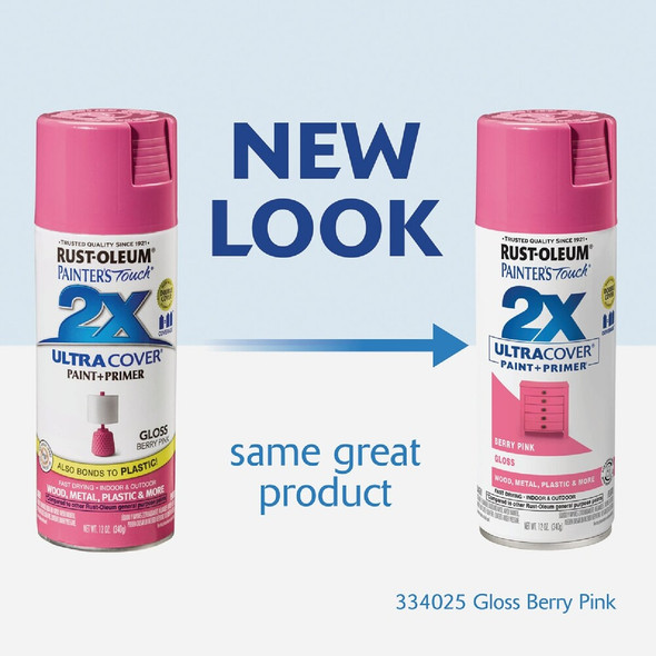 Painter's Touch Berry Pink Spray Paint 334025 787543