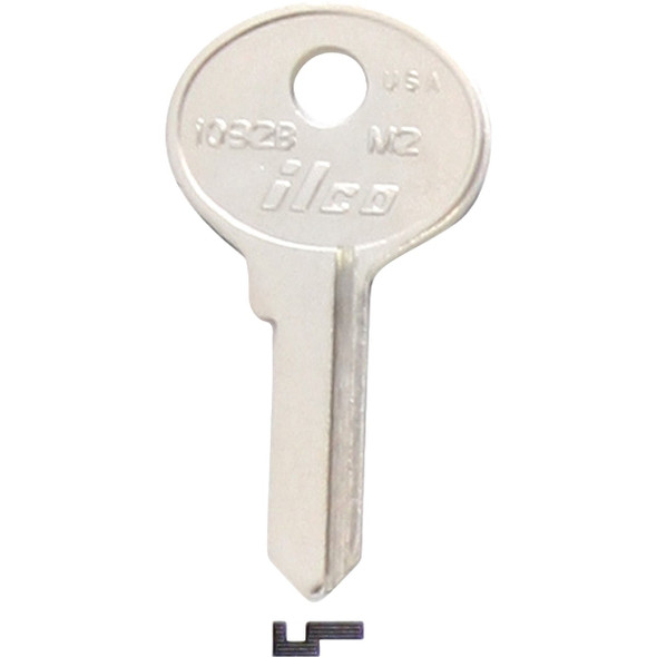 ILCO Master Nickel Plated Padlock Key M2 / 1092B (10-Pack) IAL2422200B