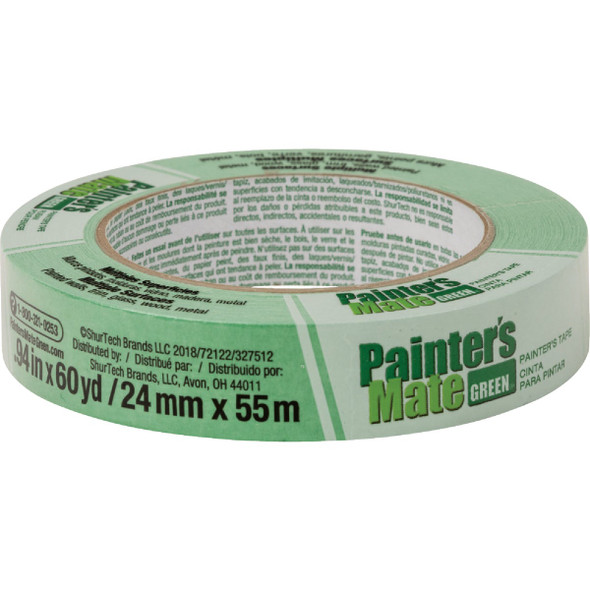 Painter's Mate Green 0.94 In. x 60 Yd. Masking Tape 671372
