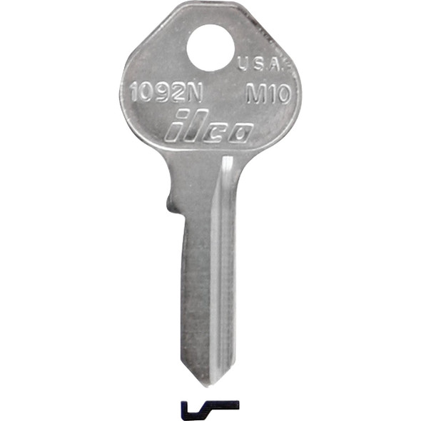 ILCO Master Nickel Plated Padlock Key M10 / 1092N (10-Pack) IAL3231202B