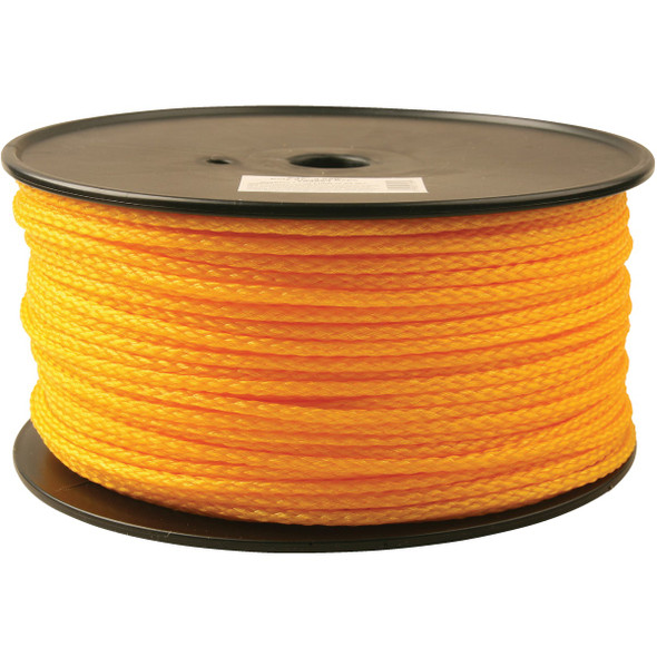 Do it Best 3/16 In. x 650 Ft. Yellow Braided Polypropylene Rope 704651