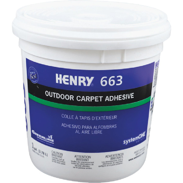 Henry Premium Outdoor Carpet Adhesive, 1 Gal. 12185