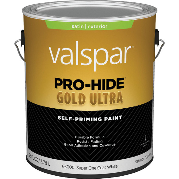 PRO-HIDE GOLD ULTRA Ext Satin White Paint 028.0066000.007