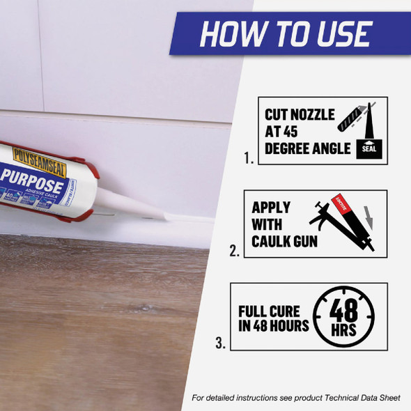 Loctite POLYSEAMSEAL 5.5 Oz. White Adhesive Caulk 2139006 783880