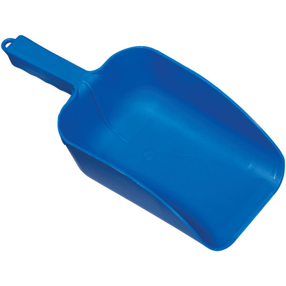 Farm-Tuff 3 Qt. Blue Plastic Poultry Feed Scoop 4QTP