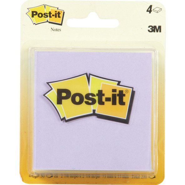 Post-it 3 In. x 3 In. Beachside Caf Collection Note Pad (4-Pack) 5401A 976121