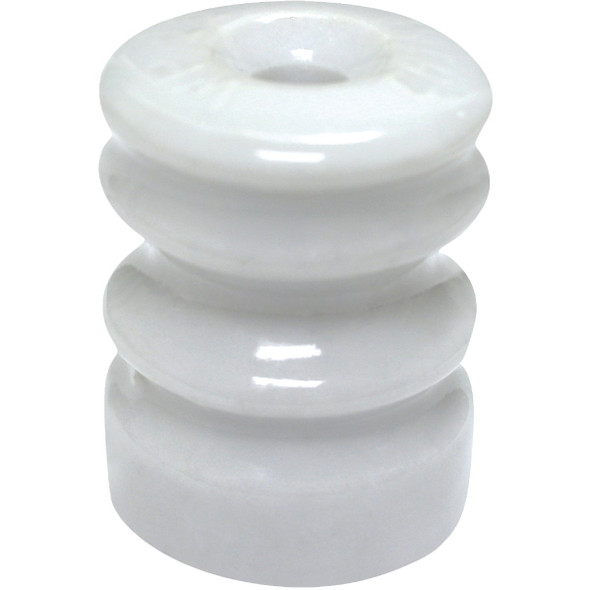 Dare Nail-On White Porcelain Electric Fence Insulator (25-Pack) 16D-25 N 717193
