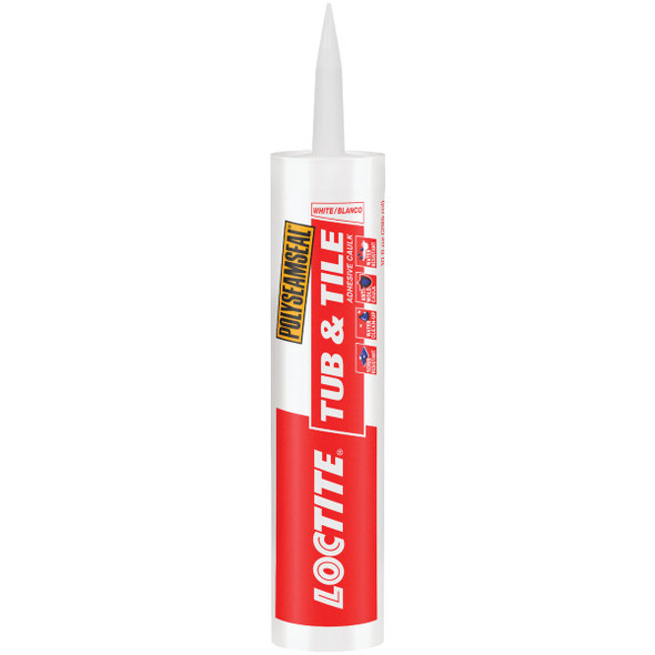 Loctite Polyseamseal 10 Oz. White Kitchen & Bath Caulk 2154739