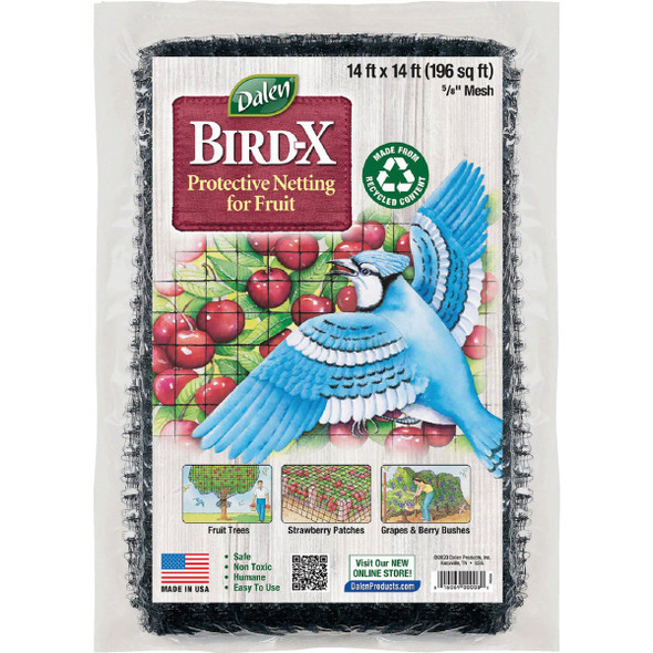 Dalen Bird-X 3/4 In. Mesh 14 Ft. x 14 Ft. Garden Netting BN-2