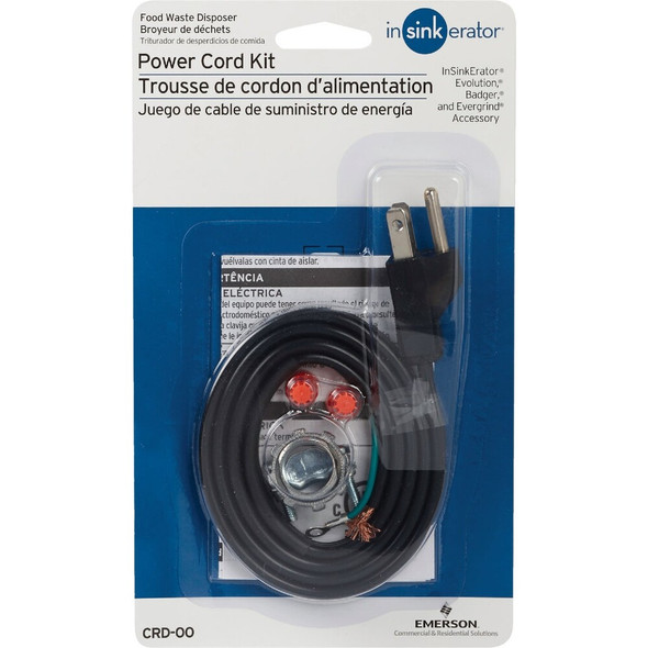 Insinkerator Disposer Power Cord Kit CRD-00 440345
