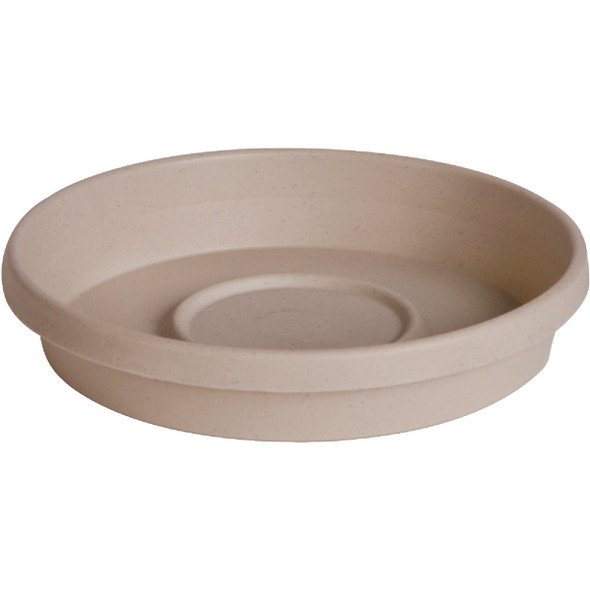 Bloem 6 In. Pebble Stone Poly Classic Flower Pot Saucer STT0683 Bloem 6 In. Pebble Stone Poly Classic Flower Pot Saucer STT0683