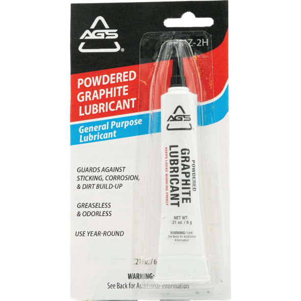 AGS 0.21 Oz. Tube Powdered Graphite Dry Lubricant MZ-2H