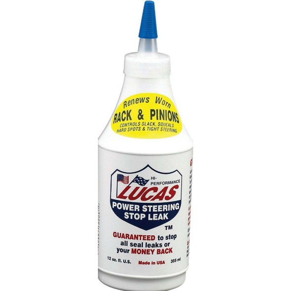 Lucas Oil 12 Oz. Power Steering Leak-Stopper Fluid LUCA10008