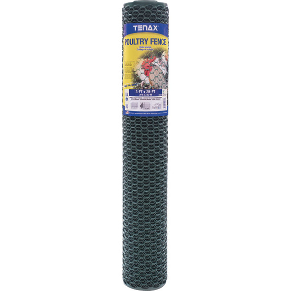 Tenax 3x25 Green Poultry Fence 72121128