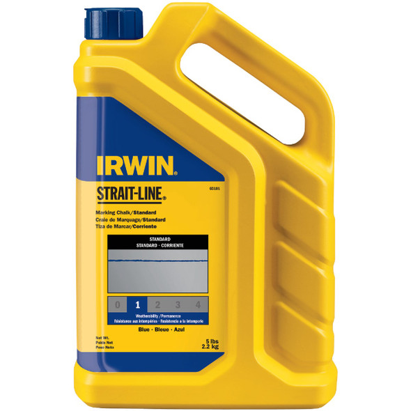 Irwin STRAIT-LINE 5 Lb. Blue Standard Chalk Line Chalk 65101ZR