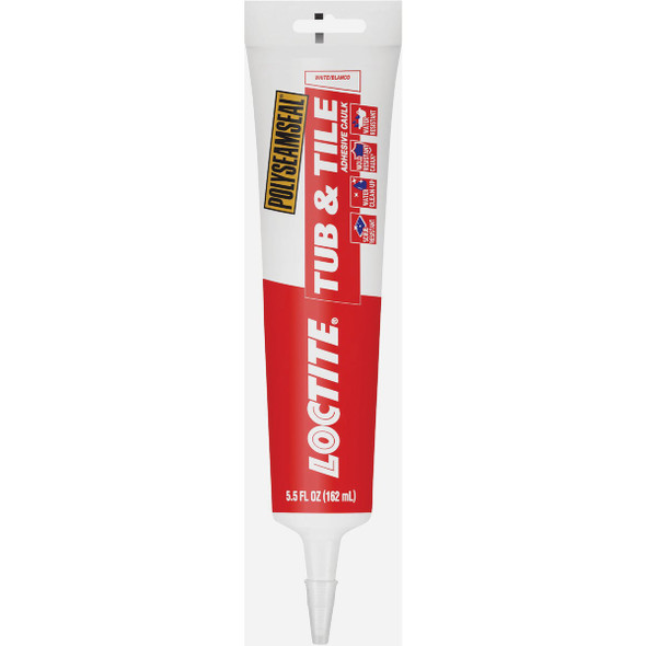 Loctite Polyseamseal 5.5 Oz. White Kitchen & Bath Caulk 2241860