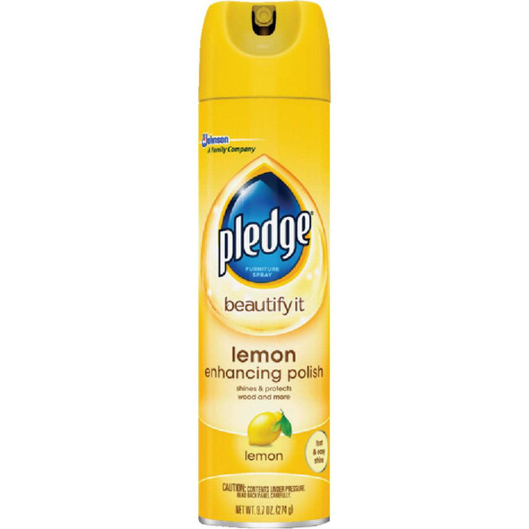 Pledge 9.7 Oz. Lemon Furniture Polish 72372
