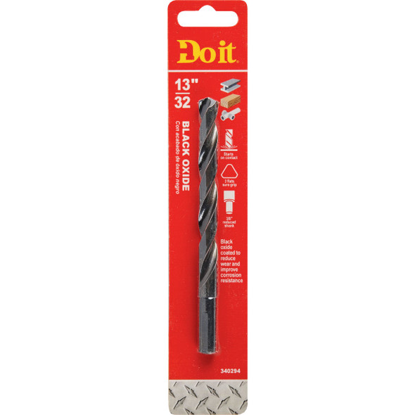 Do it 13/32 In. Black Oxide Drill Bit  325301DB