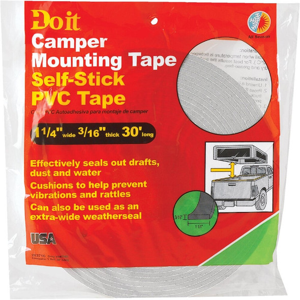 Do it 1-1-4 In. x 30 Ft. x 3-16 In. Thick Camper Seal Tape V447HDI 263716