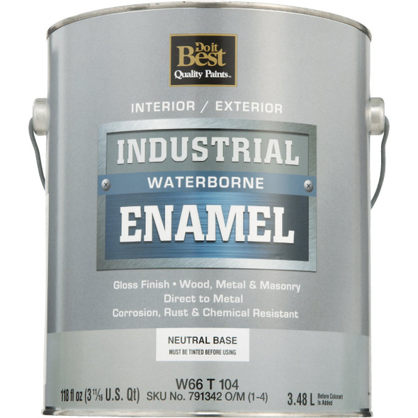 Do it Best Neutral Base Waterborne Industrial Enamel, 1 Gal.