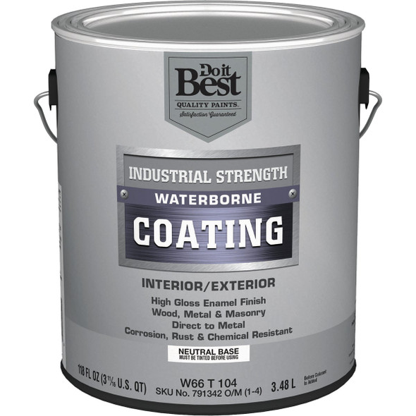 Do it Best Neutral Base Waterborne Industrial Enamel, 1 Gal. W66T00104-16