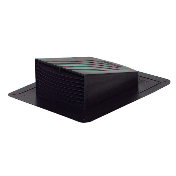 Dundas Jafine 4 In. Black Plastic Roof Vent Cap RL4P