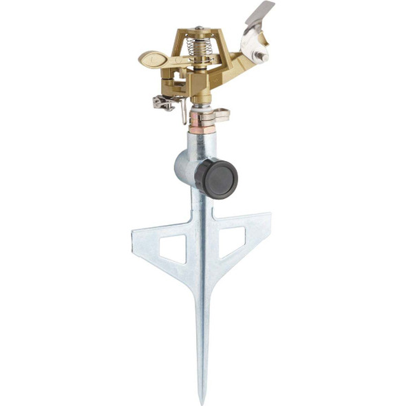 Best Garden Metal 5600 Sq. Ft. T-Spike Impulse Sprinkler 9536CH-BGDI