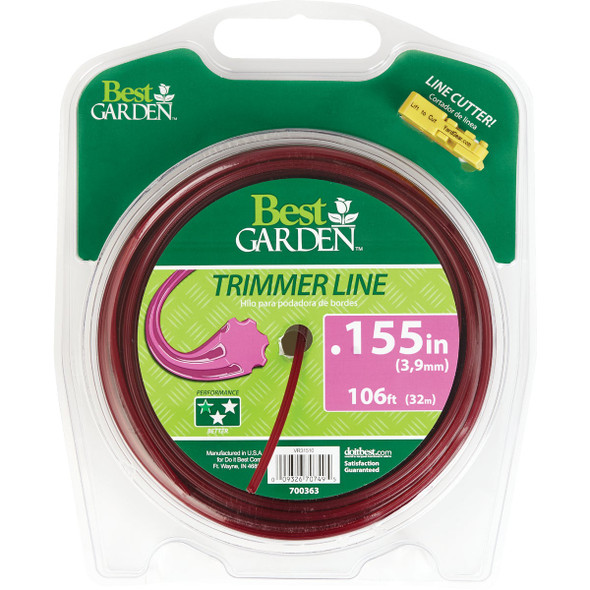 Best Garden 0.155 In. x 106 Ft. Universal Geared Trimmer Line 16258