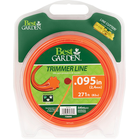 Best Garden 0.095 In. x 271 Ft. Universal Geared Trimmer Line 16256