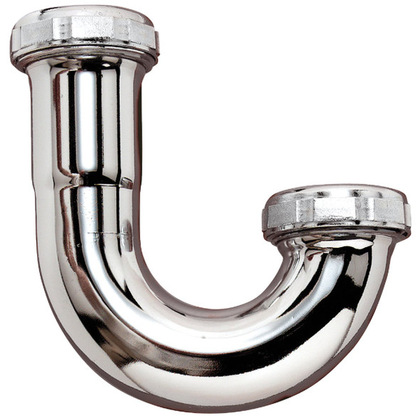 Do it Best 1-1/2 In. Chrome Plated J-Bend, Carded DIB2CP