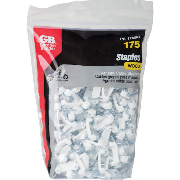 Gardner Bender 3-4 In. Polyethylene Cable Staple (175-Count) PS-175BG 563242