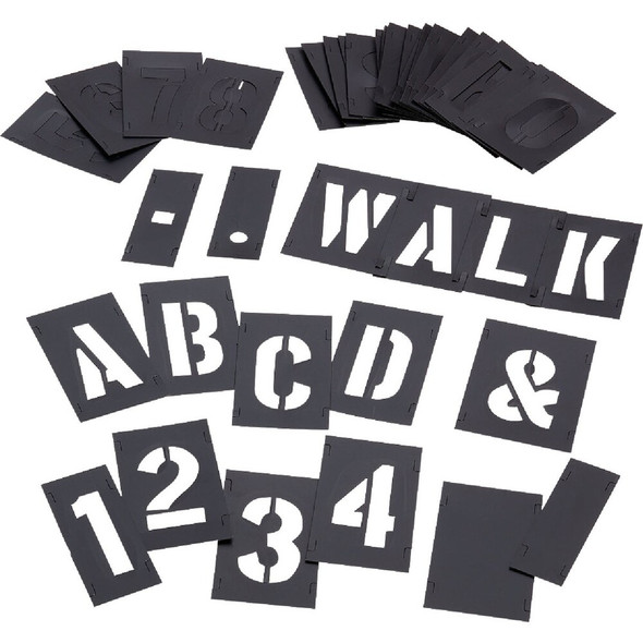 C.H. Hanson 2 In. Plastic Stencil Set (46 Piece) 10192 355569