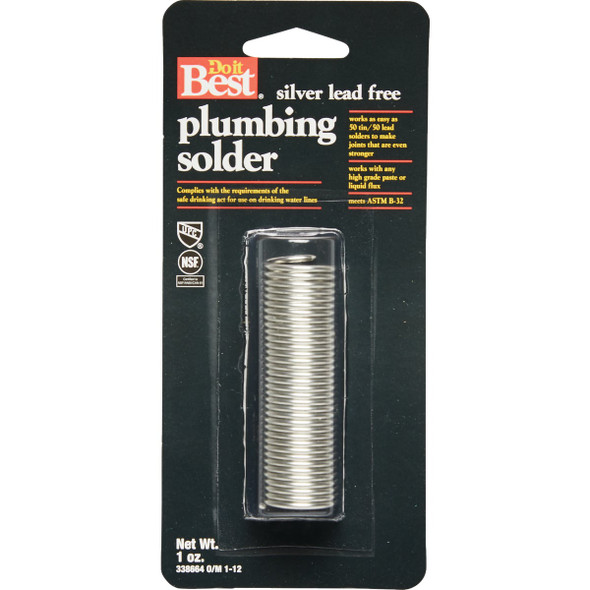 Do it Best 1 oz. Solid 96% Tin, 4% Silver Solder 53098
