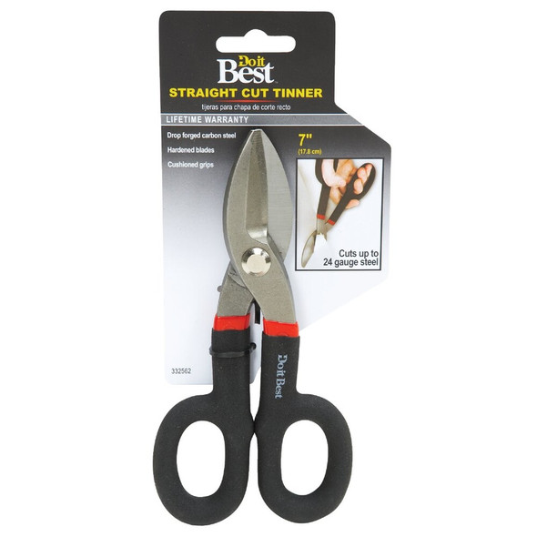 Do it Best 7 In. Tin Straight Snips 332562 332562