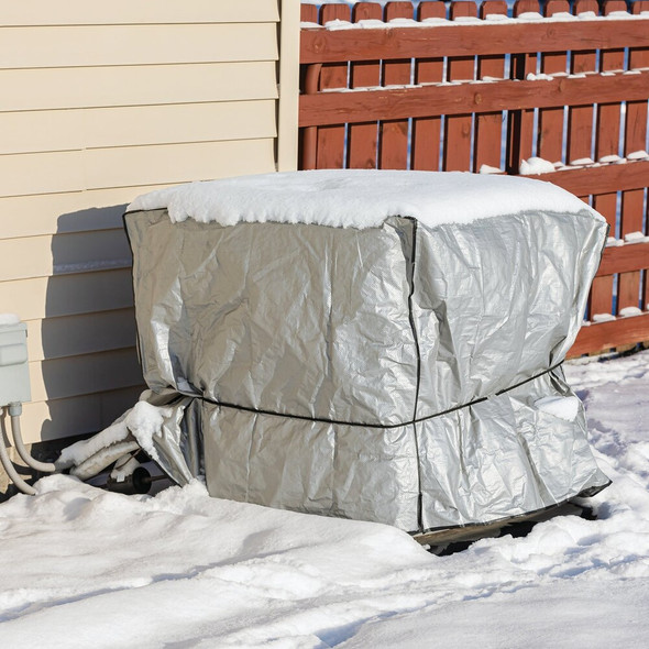 Do it 34 In. x 34 In. x 30 In. 9 mil Square Air Conditioner Cover CC32XHDI 288799
